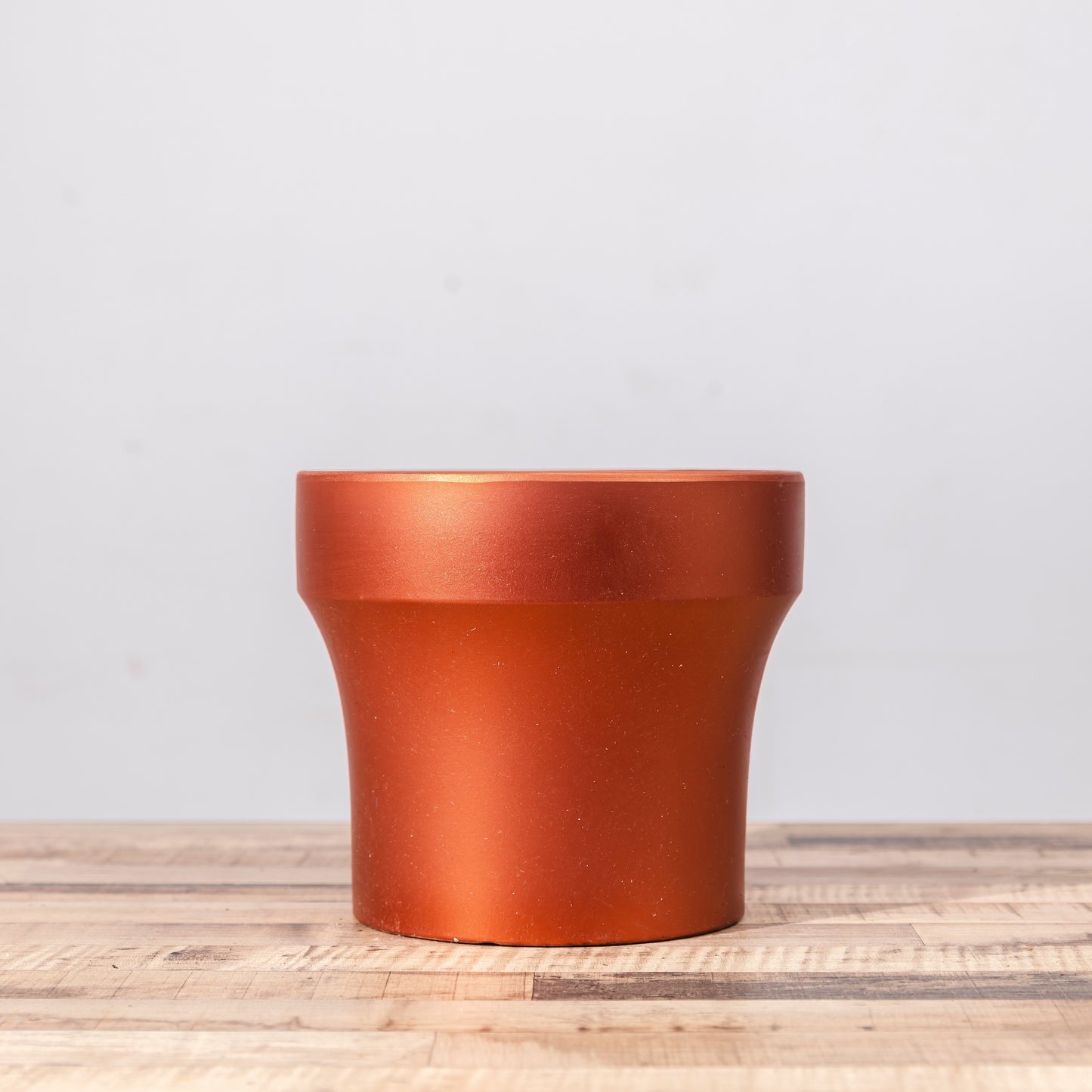 Modern Copper-Finish Pot