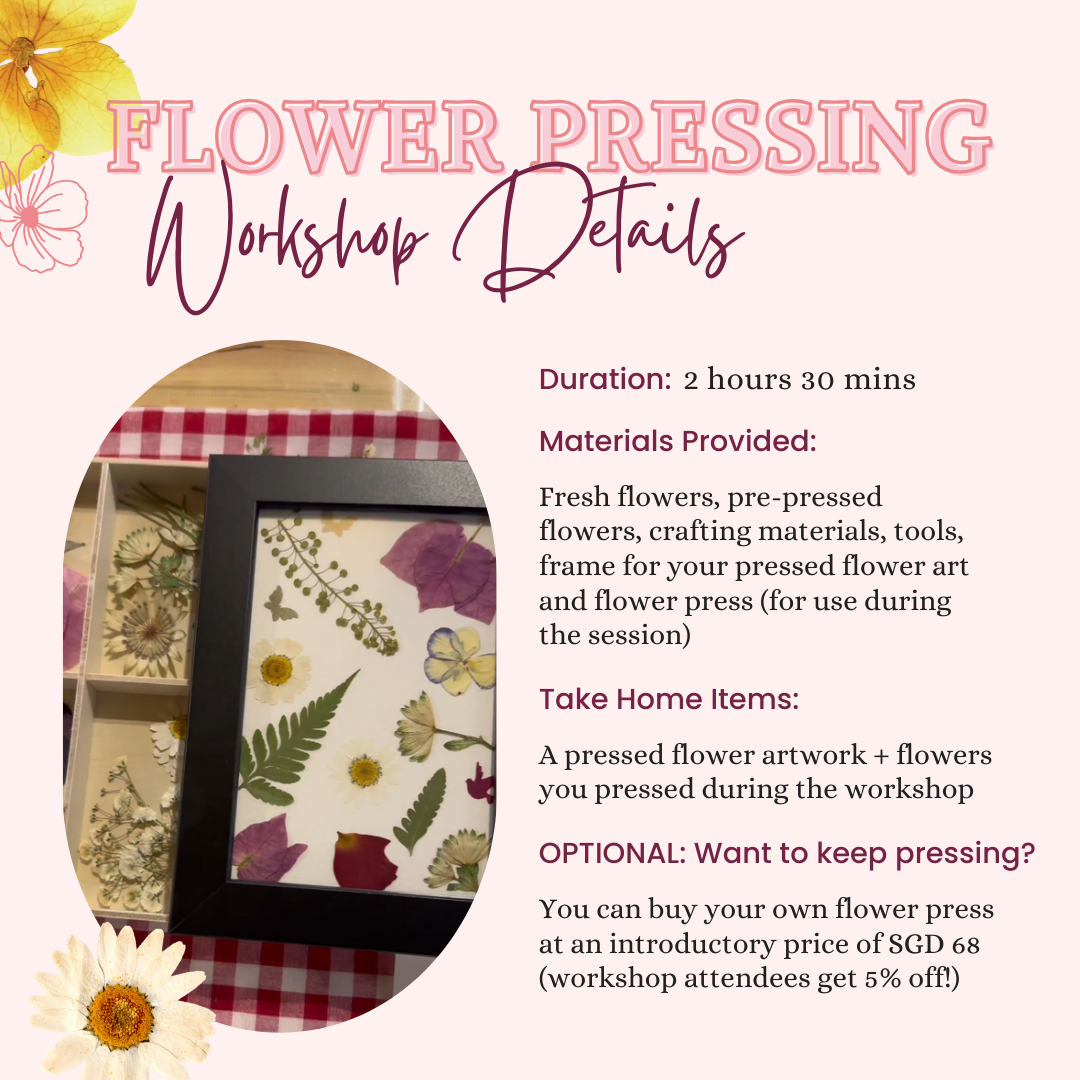 Flower Pressing and Crafts Workshop