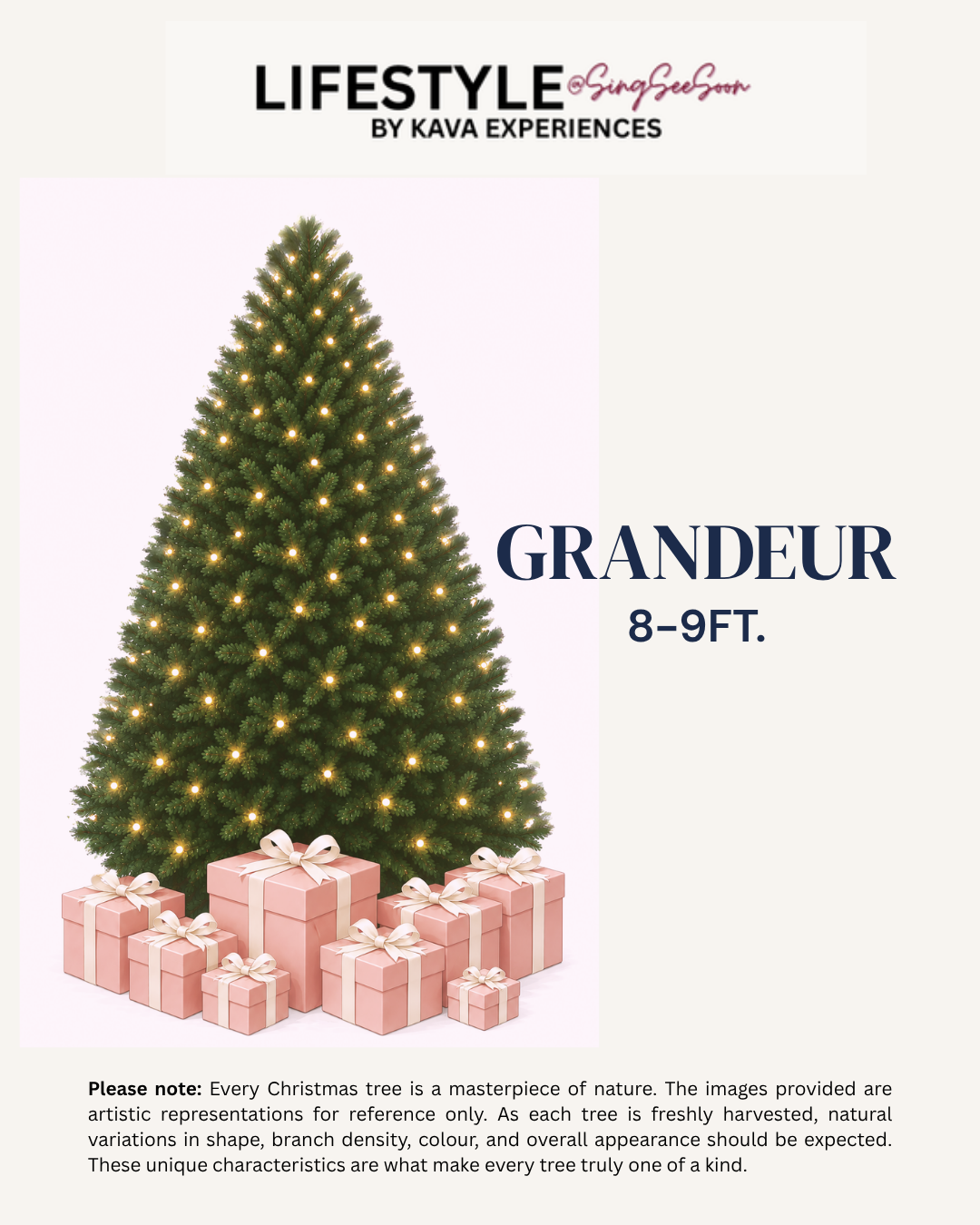 Grandeur Christmas Tree (8-9FT)