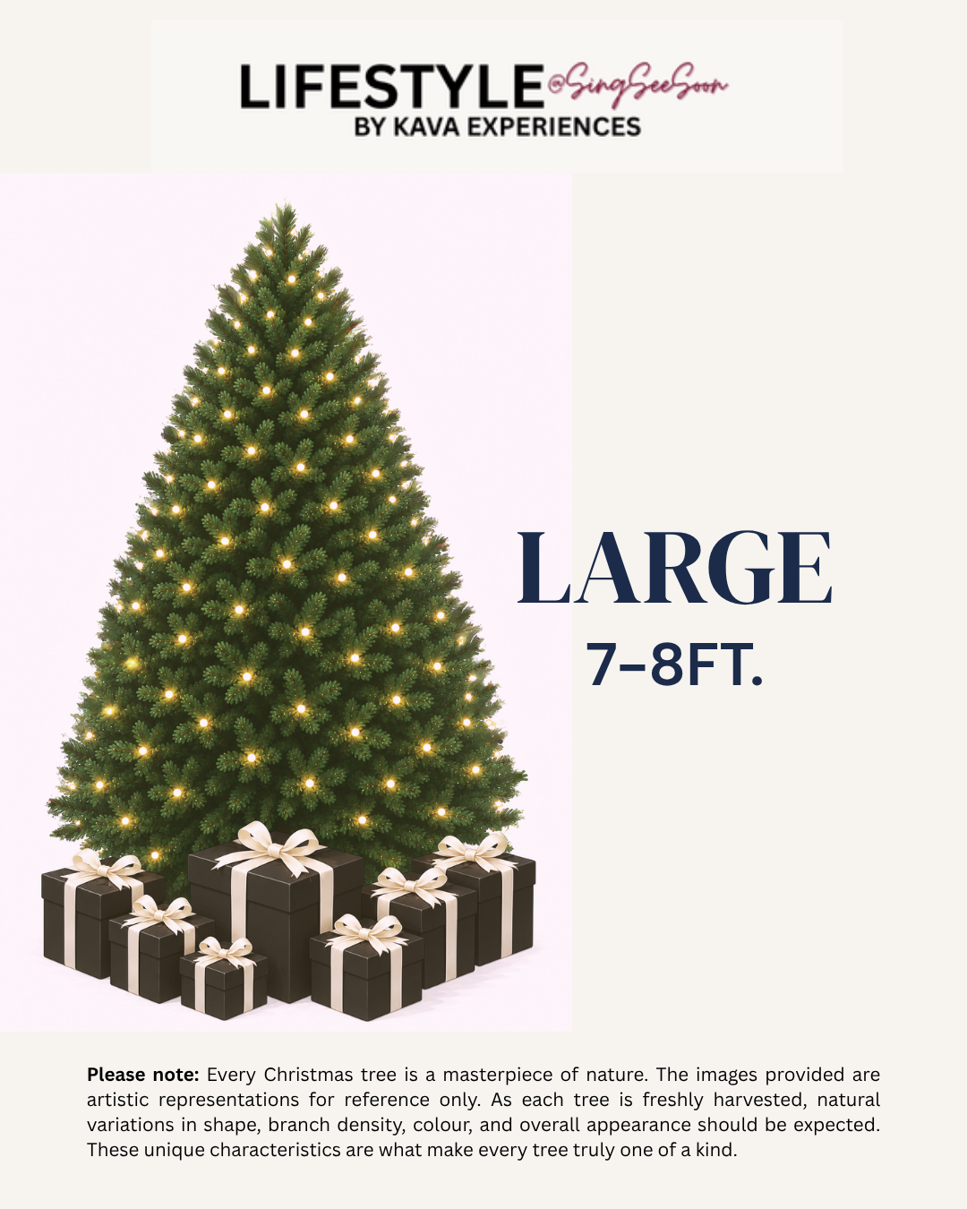 Large Christmas Tree (7-8FT)
