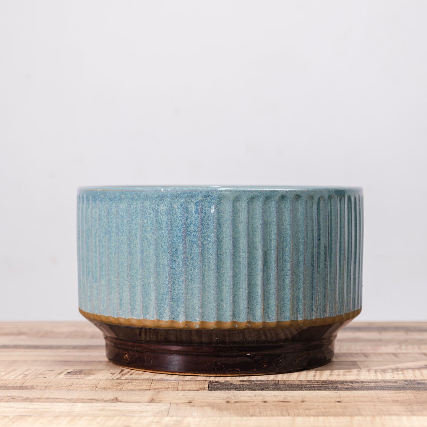 Ripple Blue Pot