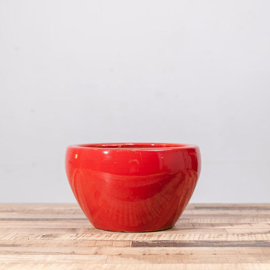 Scarlet Round Pot