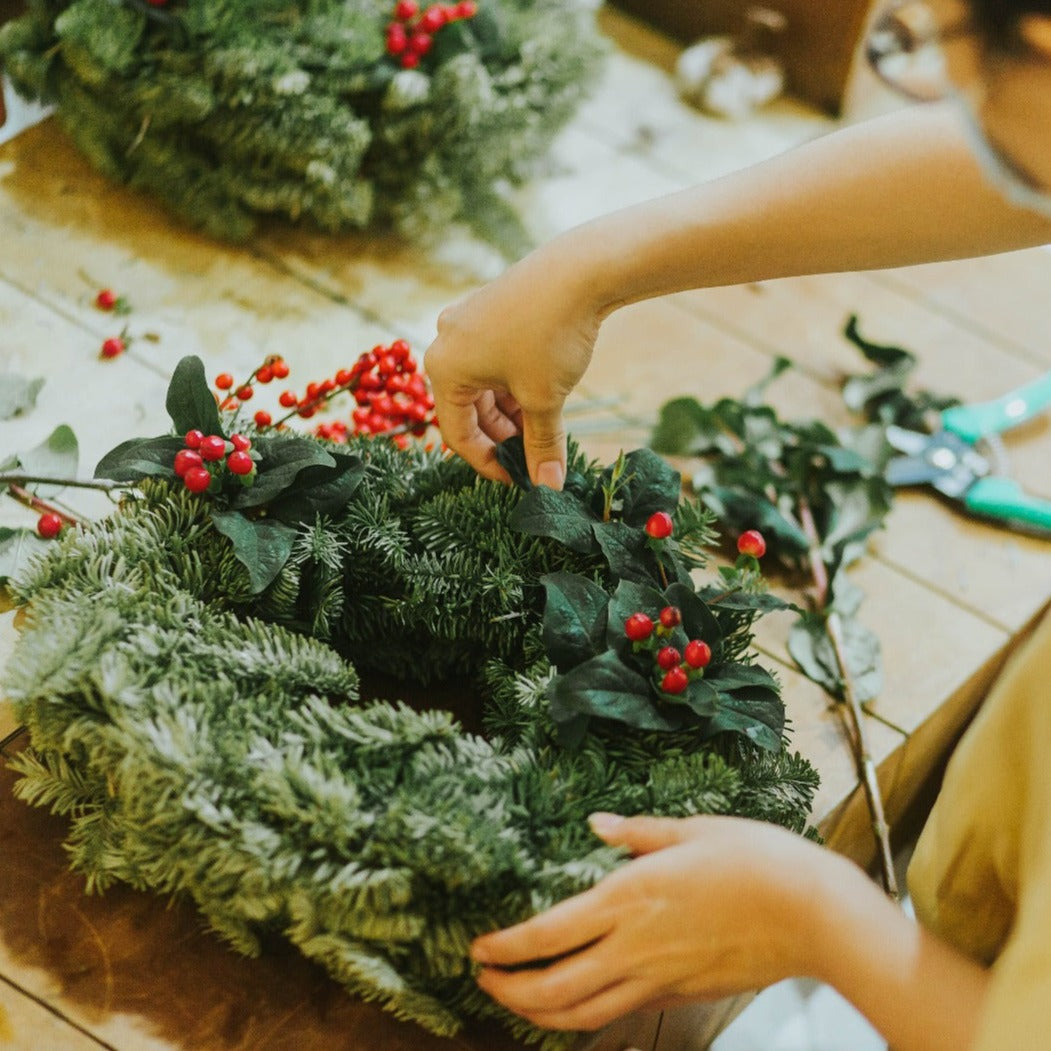 Christmas Wreath-making Workshop (Family Edition)  | Sunday 10 December | 12–2PM